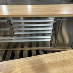 Stainless Steel Workbench w/storage