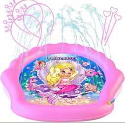 Princessea Mermaid Inflatable Splash Pad