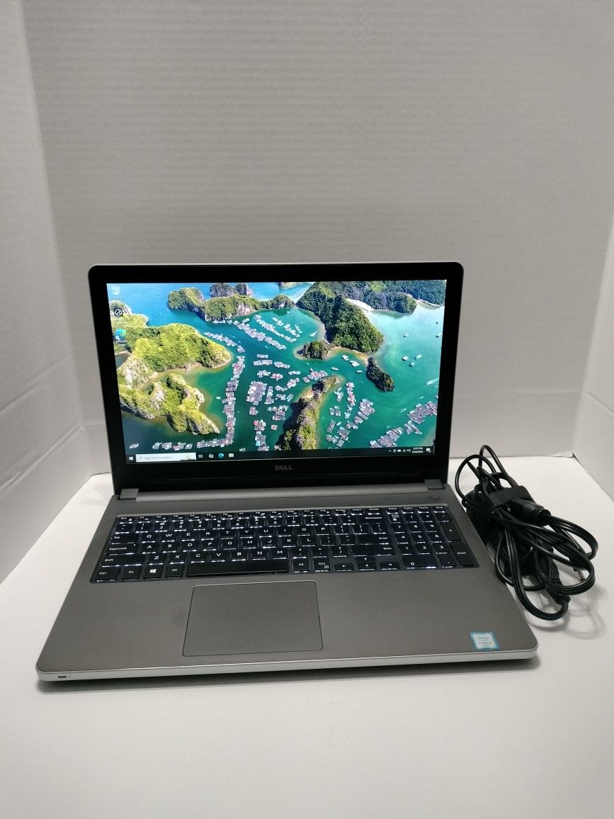 Dell i7 laptop with a 500GB SSD, 8GB RAM, and a backlit keyboard for $140 obo!