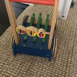 Melissa And Doug Wooden Baby Walker