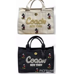 Disney Coach Tote Bag