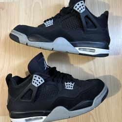Jordan 4 Retro Black Canvas