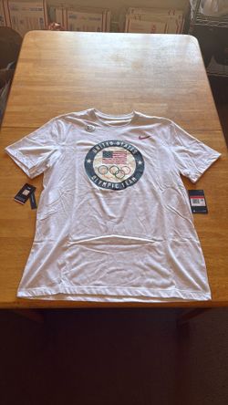 New Nike Team USA Shirt US Olympics White Men’s L Large