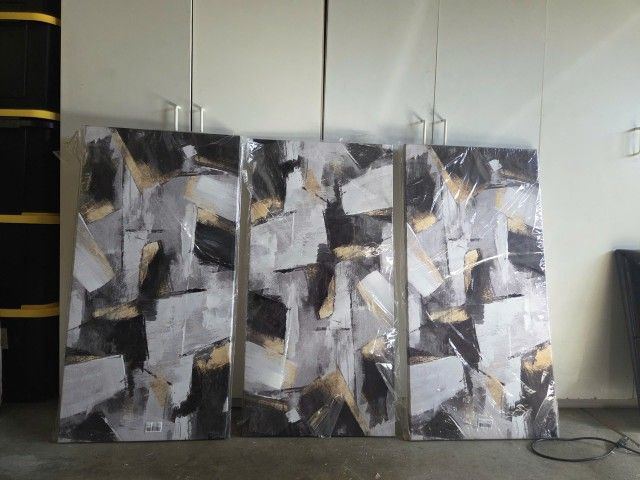 Large Frame Abstract Wall Art Canvas