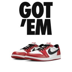 Air Jordan 1 Retro Low "Chicago" Size 10
