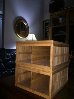 Bamboo file/containers (2)