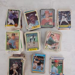 Vintage Donruss and Fleer Baseball Cards 