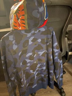 Bape hoodie blue