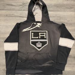 Los Angeles LA Kings  Jacket Hoodie Sweatshirt XL Faded Y2K Goth Grunge #1765