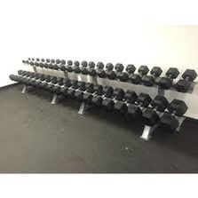 5-100 Dumbbell Set Racks Included