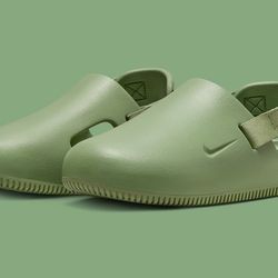 Nike Calm Mule Oil Green