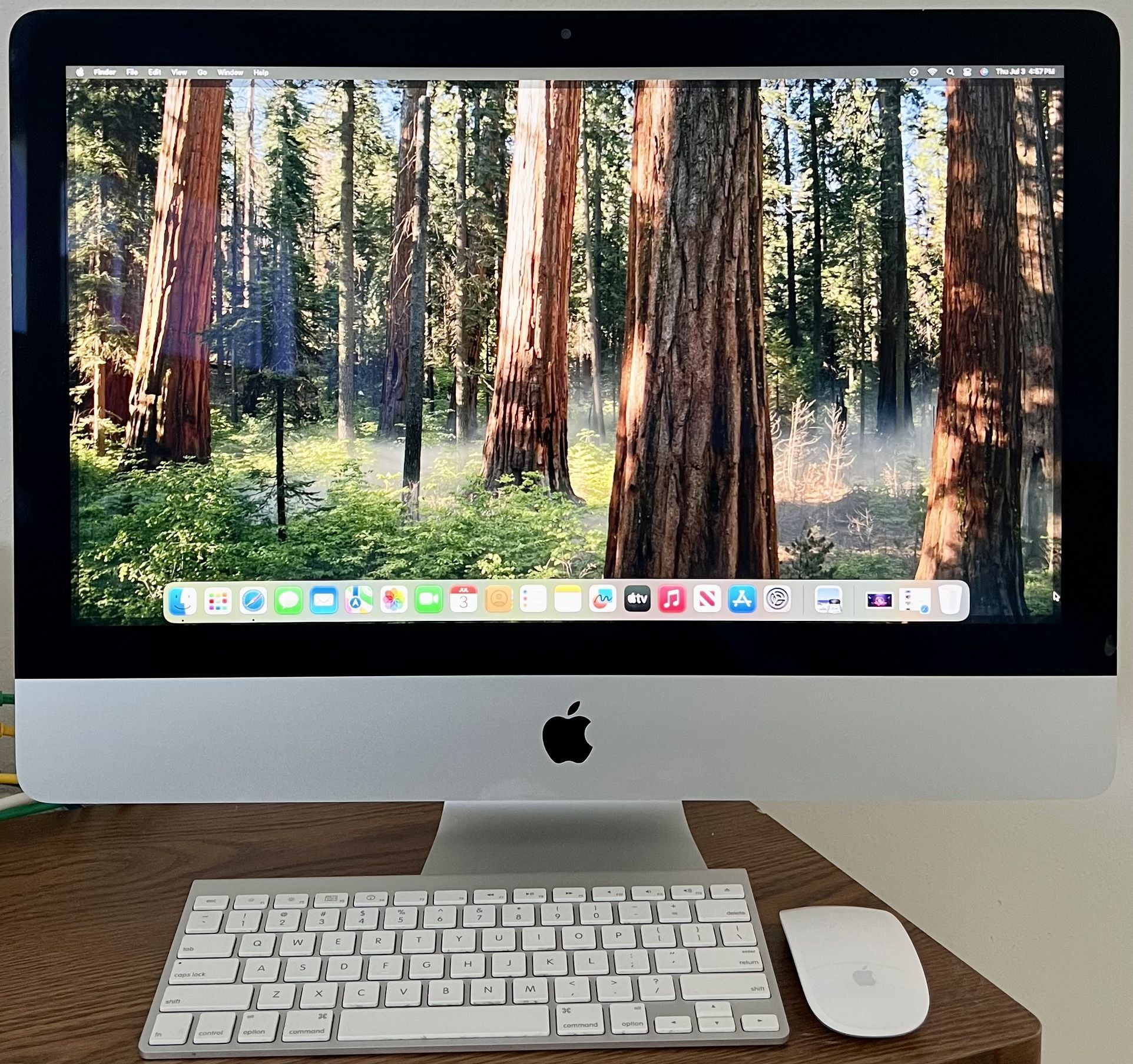 Apple iMac 21.5” AIO Slim A1418 Late 2012 QuadCore i5-3470S 2.9GHz 8GB 1TB Fusion Sequoia