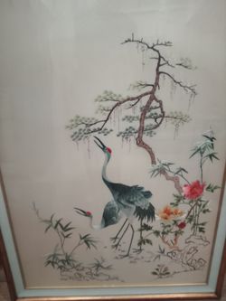 Silk picture Japan