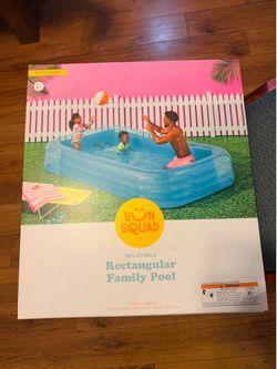 Rectangular family pool