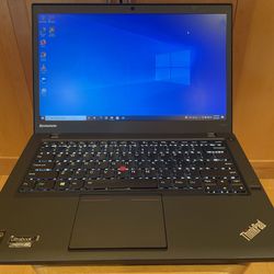 Lenovo ThinkPad T440s Laptop, Intel i7-4600U, 8GB RAM, 128GB SSD, Win 10 Pro
