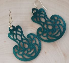 Faux Leather Earrings