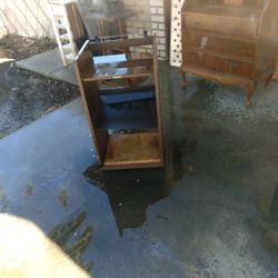 Antique Record Player Stand/Shelf 