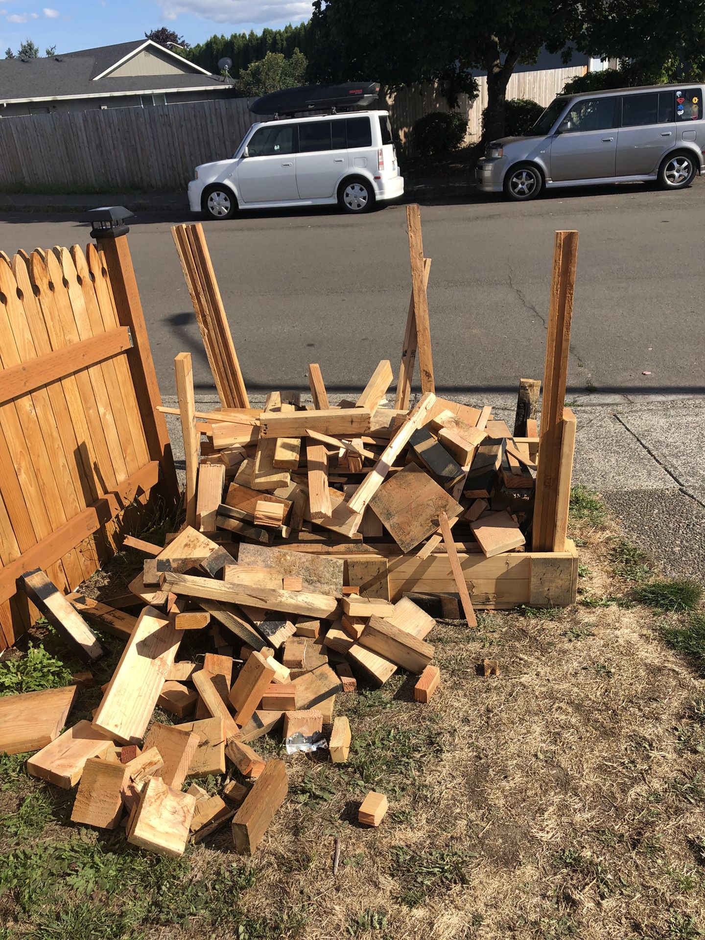 Free wood scraps