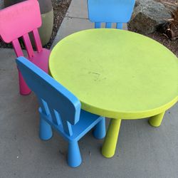 IKEA Kids Table And Chairs 