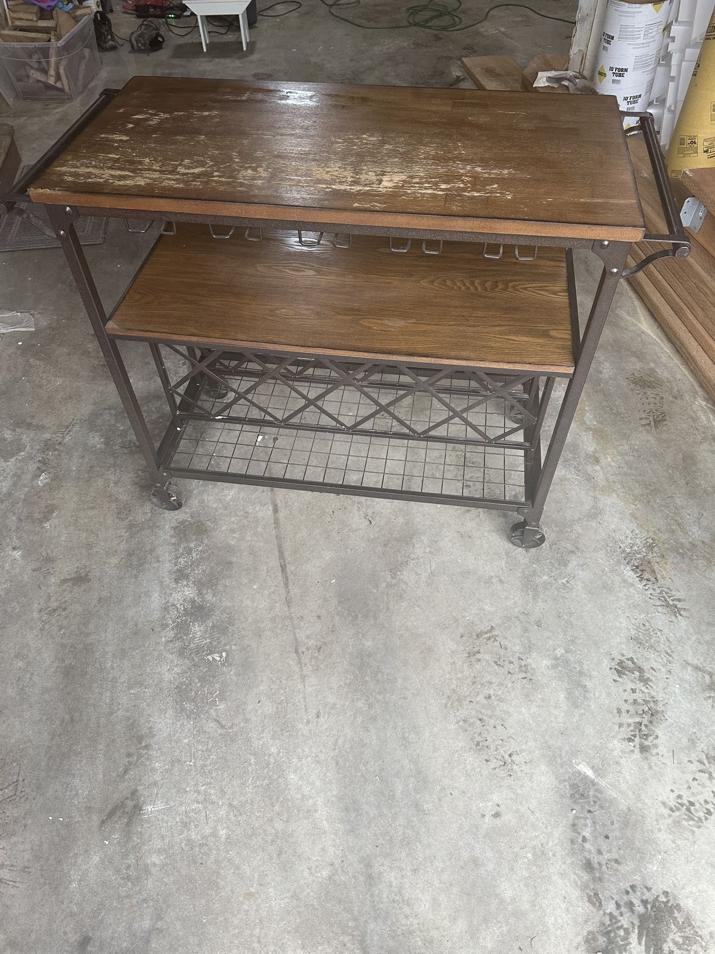Metal Bar Cart