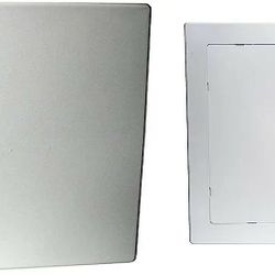 Watts APU15 Spring Fit Drywall Access Panel for Plumbing, Wiring, and Cables, 14 inch x 14 inch, White & Oatey 34056 14-in. Flush-or Surface-Mounted W