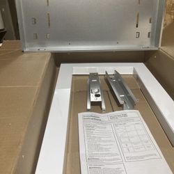 GE APPLICANCES Built-In Microwave Trim Kit, 30 Inch | JX830DF1WW | Open Box/NEW