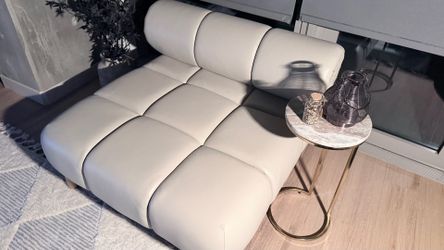 Cb2 chair section leather