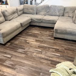 Sectional and spin circle sofa