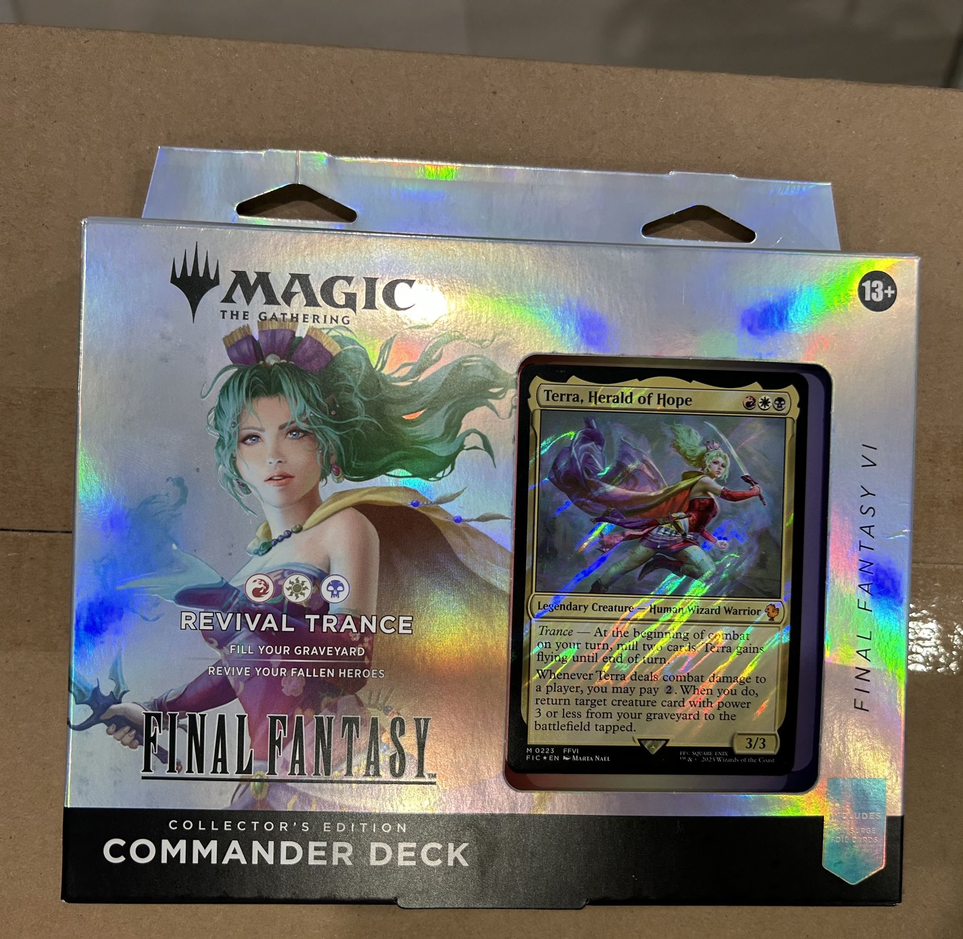 Magic The Gathering MTG Final Fantasy Revival Trance Collectors Commander Deck