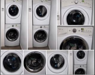 MOVE-OUT SALE: Whirlpool Duet Front-Load Stackable Washer & Dryer