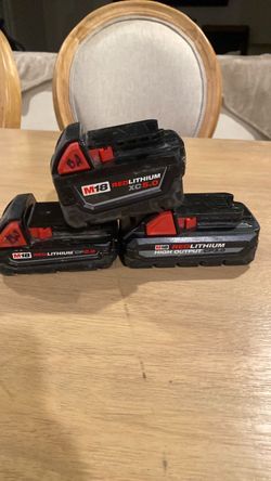 Bundle M 18 red lithium xc5.0 / M 18 red lithium cp2.0 / M 18 red lithium high output cp3.0