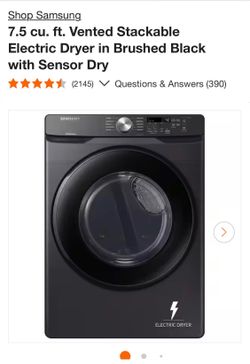 Samsung dryer