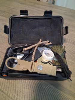 Outdoor Survival Kit in Hard Case
