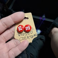 Earrings With Ms
