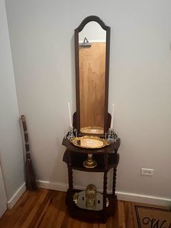 Hallway Stand with Mirror