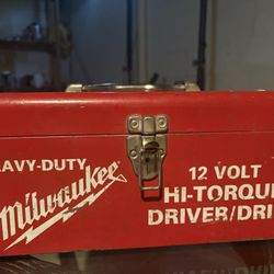 Milwaukee Metal Vintage Tool Box 