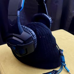Sades SA-807 Gaming Headset Black Blue  Pc Xbox  Laptop Mic Muted Headphones 