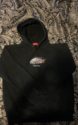Supreme Flaming Cop Car Hoodie