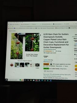 Lotus Rain Chain Cups