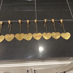 11 Brass  Vintage Christmas Tree Candle Holders