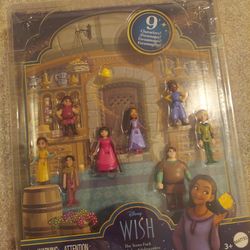 Disney Wish Toy Figures, New