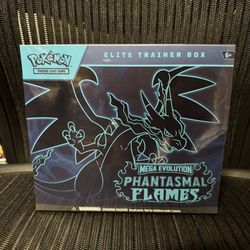 Phantasmal Flames Elite Trainer Box Etb Pokemon Sealed 