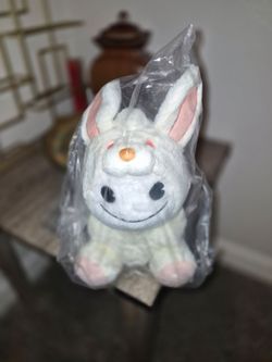 Bigo White Rabbit Creature Plush Stuffed Toy