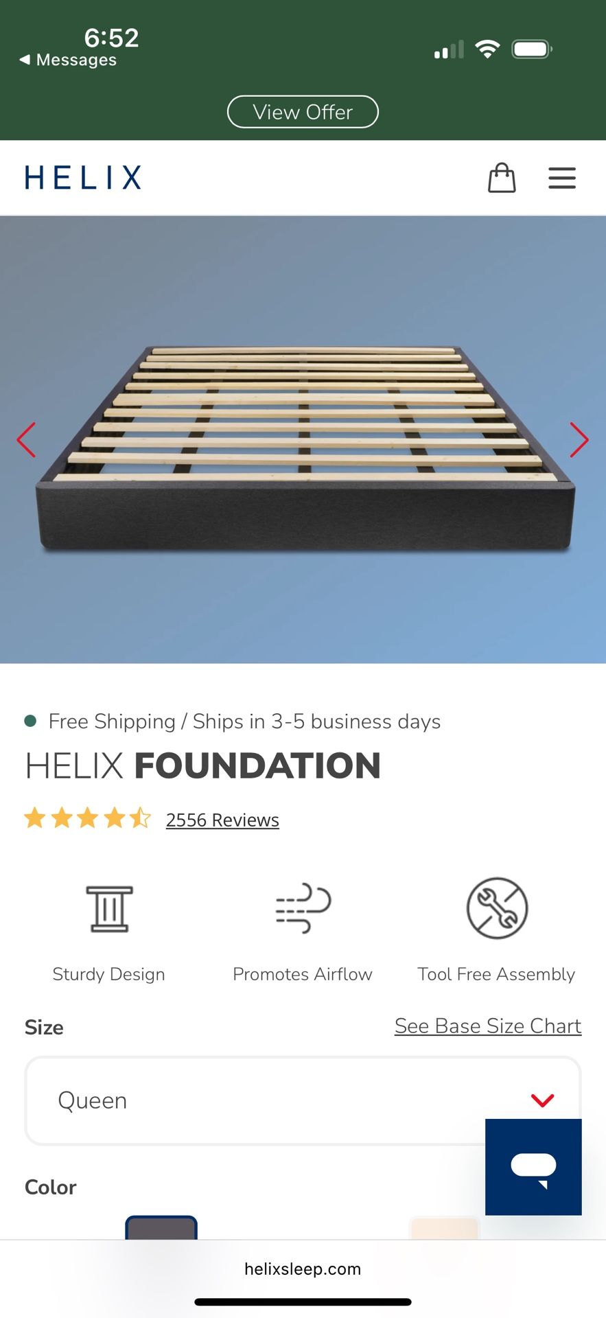 Helix Bed Frame