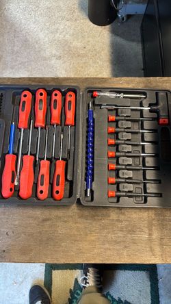 screw driver set with case