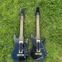 Guitar Hero Live Wireless Guitar Only Xbox One PS4 No Dongle LOT OF 2. 