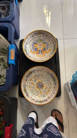 Extra Large Mariana Hand Painted Bowls