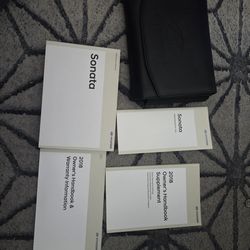 2018 Hyundai Sonata owners Manuel set