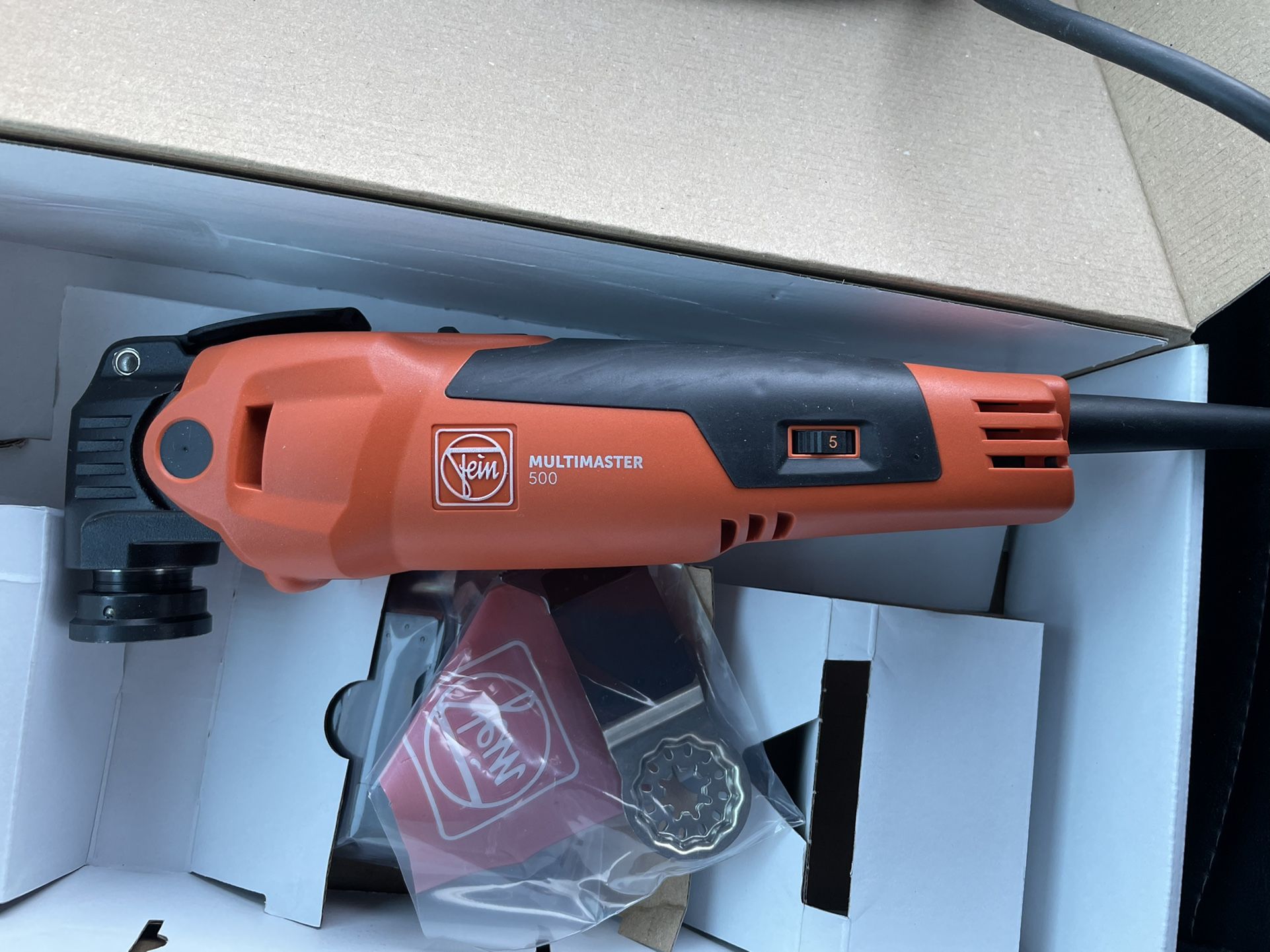 New Fein MultiMaster 500 Plus Oscillating Multi Tool