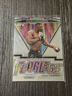 2021 UFC FRANCIS NGANNOU Panini Prizm Fearless Insert Card #9
